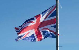 A Union Jack flag