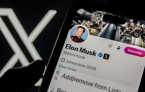 Elon Musk's X page