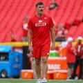 Travis KelceTravis Kelce está triste por no poder