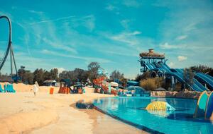 Thorpe Park's beach