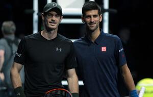 Andy Murray and Novak Djokovic in 2016