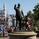 Walt Disney and Mickey Mouse statue at Magic Kingd