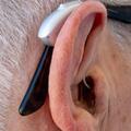 Glasses with hearing aid