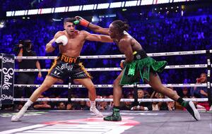 KSI fighting Tommy Fury last year