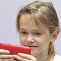 Child on smartphone