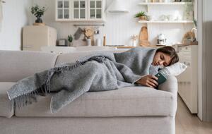 Teenager on social media