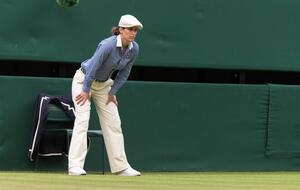 Line judge at Wimbledon