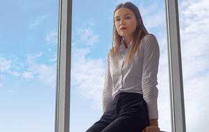 Female office worker