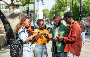 Teenagers use social media