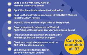 Merlin's Summer Bucket List