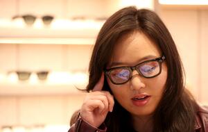 Meta glasses wearer